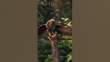 eagle defends her nest from snake #ai #animals #wildlife #funny