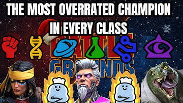 THE MOST OVERRATED CHAMPION FROM EVERY CLASS! Marvel Contest Of Champions