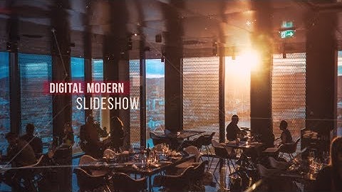 Digital Modern Slideshow | After Effects Template | Video Displays