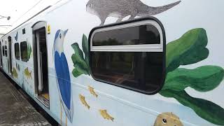 20190627 台鐵2143次 山線 嘉義 區間車 ( 第二代里山彩繪列車 )