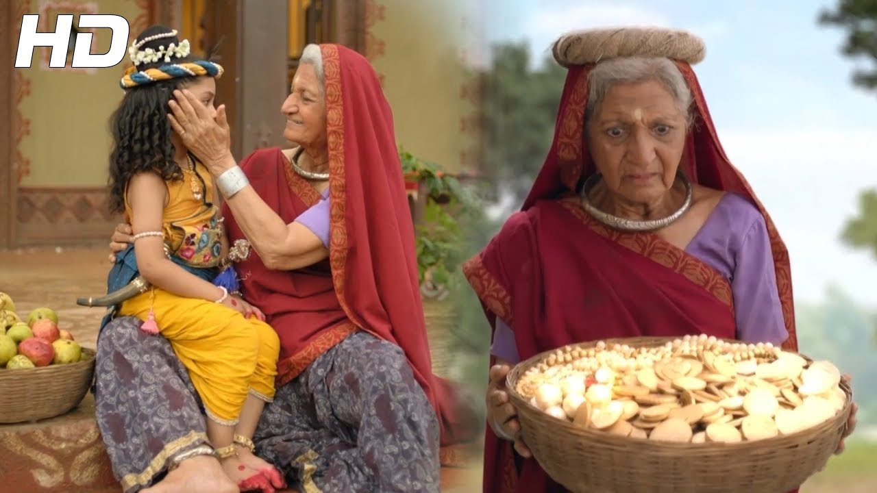 कान्हा जी ने फल वाली मैया की टोकरी को भर दिया सोने की मुद्रिकाओ से || Yashomati Maiyya Ke Nandlala