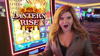 I Put $100 in the NEW Lantern Rise Slot Machine in Las Vegas! 🏮 We Hit the Bonus! 😲