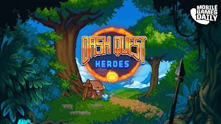 DASH QUEST HEROES: Gameplay Walkthrough Part 1 (iOS Android) screenshot 1