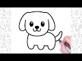 How to draw a dog step by step  dog drawing easy