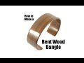How to Make a Bent Wood Bangle Cuff