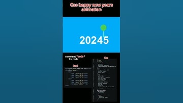 Css happy new years animation #coding #html #cssanimation #programming #htmlcss #shorts #years #new