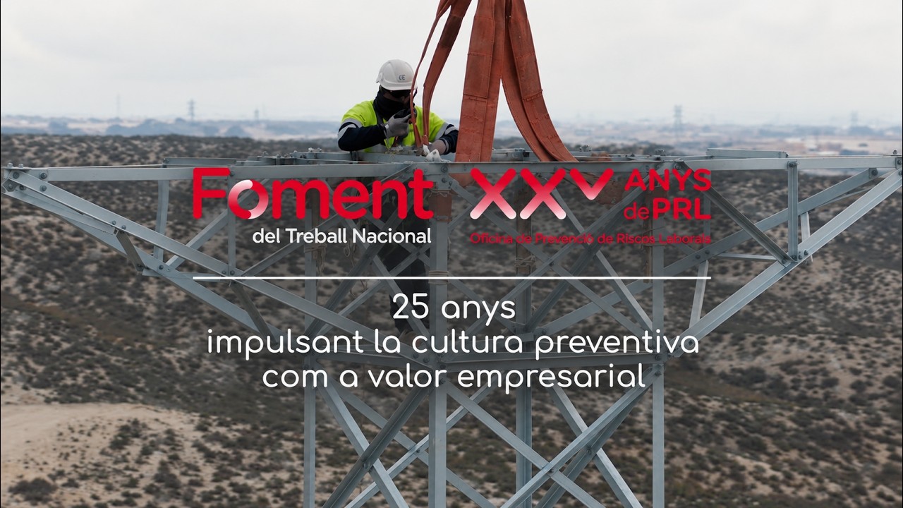 LāOficina de Prevenció de Riscos Laborals de Foment del Treball celebra el seu 25ĆØ aniversari