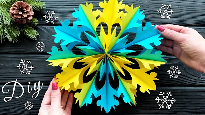 6 IDEAS ❄️ Christmas Crafts Paper Snowflakes DIY Christmas Decorations
