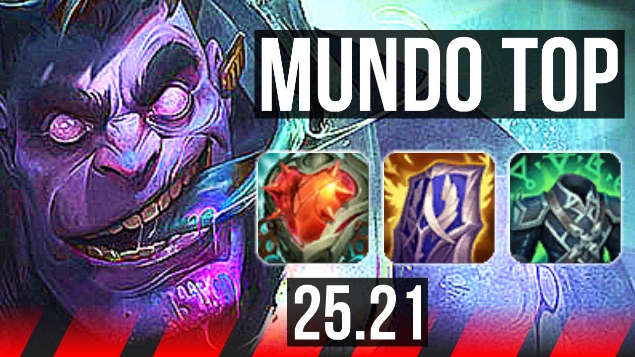 DR. MUNDO vs RENEKTON (TOP) | 8/0/9, Legendary, 500+ games | KR Master | 25.21