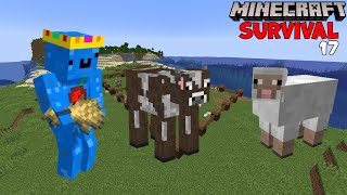 İNEK ÇİFTLİĞİ! ⏰ Minecraft SURVİVAL 17.BÖLÜM