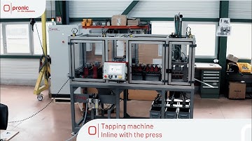 In-Line Tapping Machine for electrical connection by Pronic