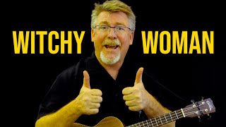 Video thumbnail of "Witchy Woman The Eagles // Riff-A-Rama Ukulele Tutorial"