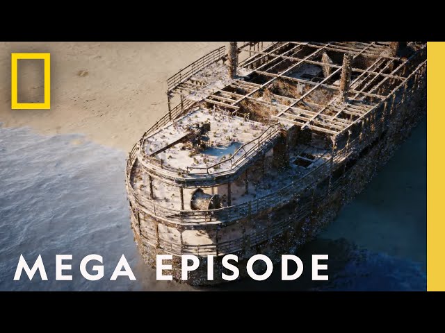 Ancient Cities, Treasure, & Deadly Secrets | Drain the Oceans MEGA EPISODE | Season 1 FULL EPISODES class=
