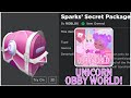 [EVENT] HOW TO GET SPARKS SECRET PACKAGE #2 IN UNICORN OBBY WORLD! (ROBLOX METAVERSE CHAMPIONS)