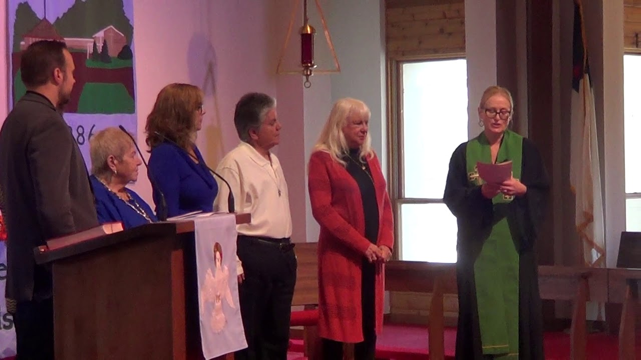 RECEPTION OF NEW MEMBERS, Sparta United Methodist Church NJ, 111118