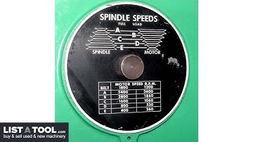 Clausing 1631 Single Spindle Heavy Duty Drill