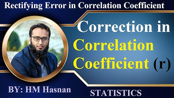 How to rectify #Error in Correlation Coefficient, Find Correct #Correlation Coefficient, r