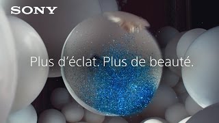 Téléviseur 4K HDR Sony BRAVIA - Plus d’éclat. Plus de beauté. - Ballons à paillettes