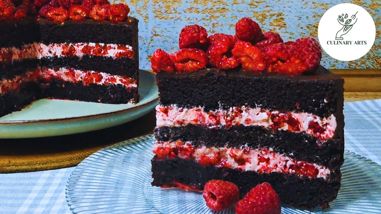 Chocolate Raspberry Cake without any extra effort