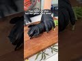 Testing The Incredible Strength And Durability Of Heavy Duty Black Nitrile Gloves #asmr #viralvideo