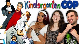 KINDERGARTEN COP IS HILARIOUS! Kindergarten Cop First Time Watching MOVIE REACTION!