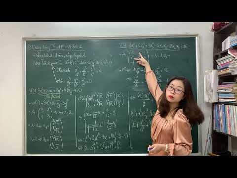 Video Đại số tuyến tính - Chương 6. Dạng toàn phương P3 - YouTube