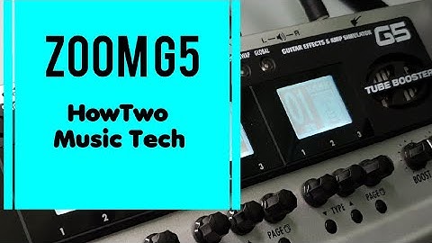 #001 - #041 ZOOM G5 - Mini Tutorials Compilation