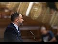 Lección de historia de Santiago Abascal en el Congreso