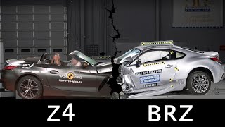 2022 Subaru BRZ vs BMW Z4 Crash Test