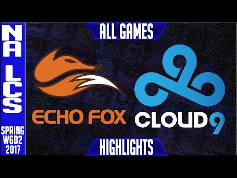 Echo Fox vs C9 Highlights All Games - NA LCS W6D2 Spring 2017 - FOX vs C9 All Games Echo Fox vs C9 Highlights All Games - NA LCS W6D2 Spring 2017 - FOX vs C9 All Games