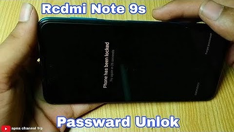 Hard Reset Xiaomi Redmi Note 9s | Pattern Unlock | Factory Reset
