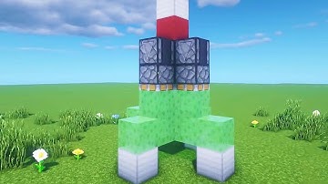 Rocket Working - Redstone Minecraft
