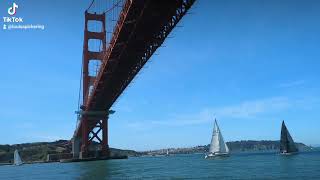 San Francisco Sailing under the Golden Gate bridge 2024 April