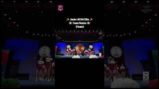 ✨️ Junior All Girl Elite  ✨️🇲🇽 Team Mexico 2026🇲🇽 (Finals) #icuworlds