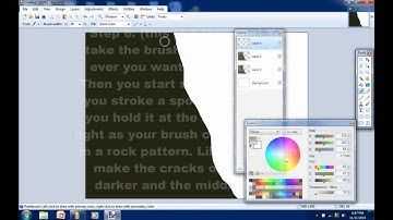 How to paint rocks in paint net tutorial