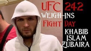 UFC 242 Fight Day in Abu Dhabi: Khabib, Islam, & Zubaira Faceoff, Weigh-Ins