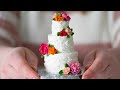 Mini Wedding cake in an EASY BAKE OVEN!