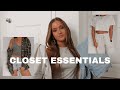 Wardrobecloset essentials  my most worn pieces w tryon