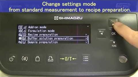 Recipe Preparation by Analytical Balance, AP Series  OPERATION