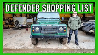 The Defender Rebuild Shopping List!