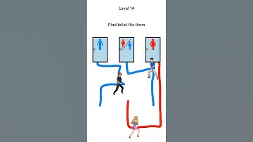 FIND TOILET - DRAW MASTER: BRAIN PUZZLES GAME! MOBILE GAME | LEVEL 14 | ALL LEVELS #shorts