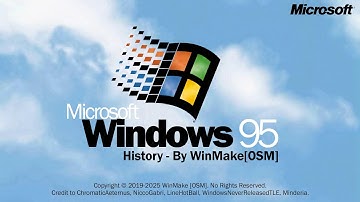 [4K60FPS] Windows 95 History - The Definitive Remake (From A.D. to Alephcycles)
