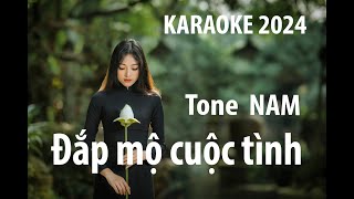 Karaoke Đắp mộ cuộc tình  @Michaelchanh Karaoke  2024  Tone Nam Michael Chanh Music