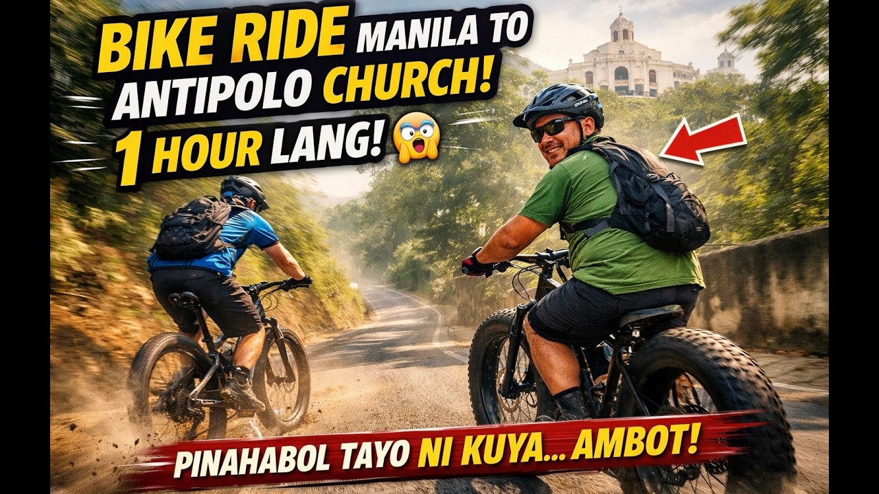 MTB RIDE AND FAT BIKE I MANILA TO ANTIPOLO CHURCH I 1 HOUR LANG NI RIDE I PINAHABOL TAYO KUYA AMBOT