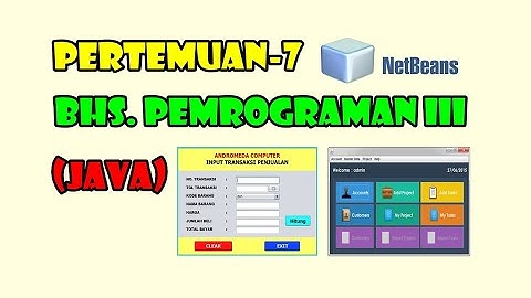 PERTEMUAN-7 | BHS. PEMROGRAMAN III (JAVA)