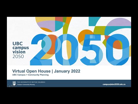 Campus Vision 2050 Virtual Open House