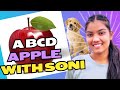 a for apple nursery rhymes alphabet song