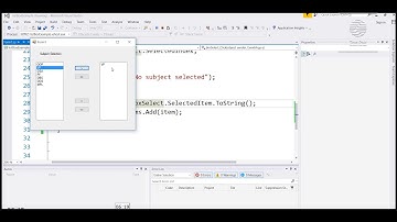 ListBox Tutorial in C#