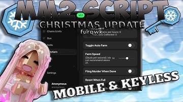 ❄️ MM2 SCRIPT - 🌨️ NEW AUTO FARM - ☃️CHRISTMAS UPDATE ( DIRECT LINK )
