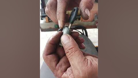 the master key maker (how to make key) padlock solex type ..part 2